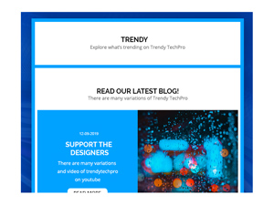 Email Template Design – Free PSD