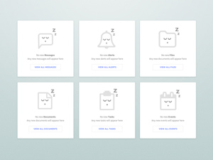 Empty State Status Icons – Free Sketch