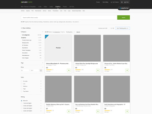 Envato Market & GraphicRiver Preview Template: Free PSD