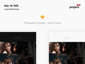 EP Photography Website Template – Free Sketch