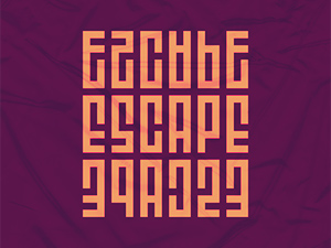 Escape – Minimal Geometric Font