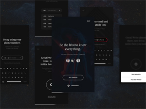 EUI Sign In / Up Forms – PSD Freebie