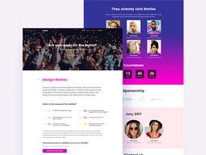 Event Webpage Template – Free Resource