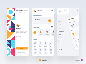 Portable Wallet App UI