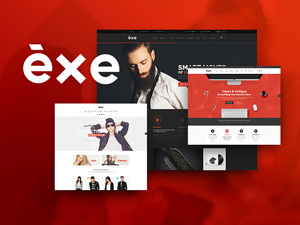 Exe Multipurpose Template Sample – PSD Freebie