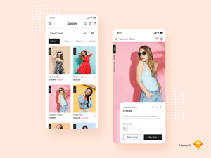 Fashion App UI Design