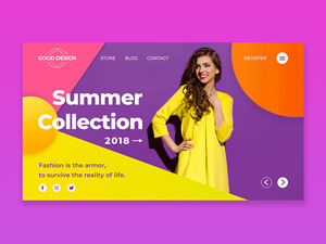 Fashion Landing Page Cover – Free Resource