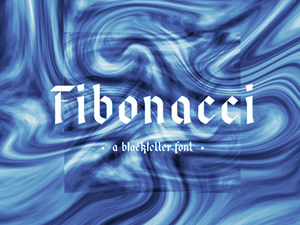 Fibonacci Fraktur Font