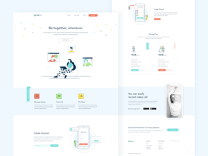 Social Networking Platform Website Template