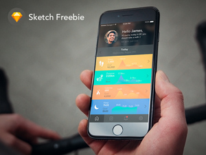 Fitness App Concept – Sketch Resource