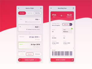 Flight App UI Kit – Free Resource