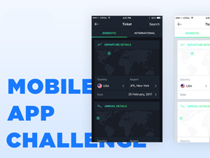Flight Tracker Mobile App Concept by Gulam Sulaman