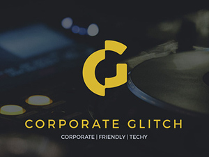 Corporate Glitch Font