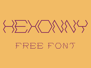 Hexonny Free Font