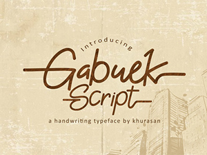 Gabuek Script Font