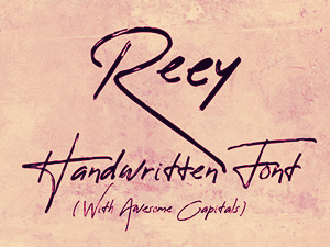 Reey Free Script Font