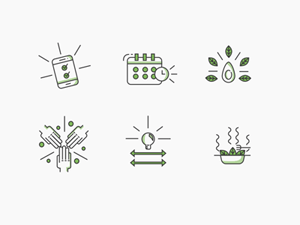 Food App Icons Set – Sketch Freebie