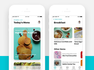 Food App Light Version PSD