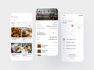 Restaurant Food Delivery App UI