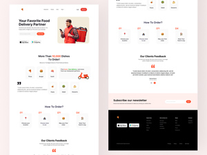 Food Delivery Website Template