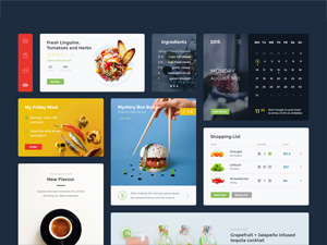 Food & Drink UI Kit Made With Adobe XD