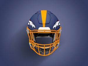 Free Football Helmet Mockup