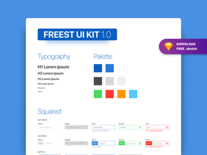 Forms UI Kit – Sketch Freebie