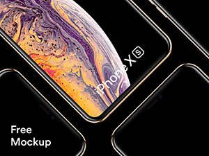 Free iPhone XS and iPhone XS Max Mockups