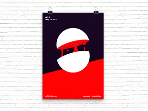 Free Minimal Poster Mockup