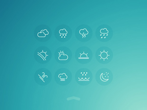 Free Weather UI Icons