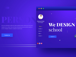 Free Web Portfolio Template
