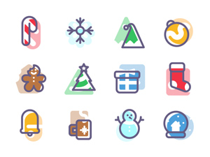 Christmas Candy Icons