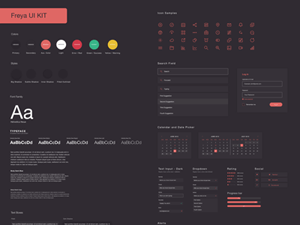 Freya Web UI Kit by Wagner Ramos