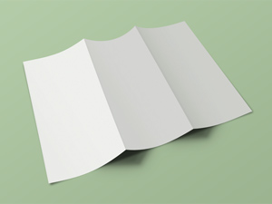 Front & Back Tri Fold Brochure Mockup by M A