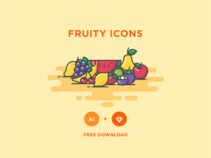 Free Fruity Icons