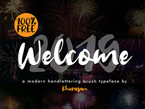 Welcome 2019 Font