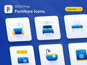 Furniture Icons Set