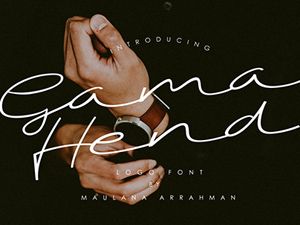 Gama Hend – Logo Font