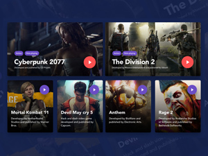 Gaming UI Cards Pack – Free Sketch