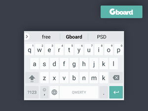 Gboard Keyboard PSD