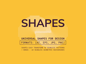 Geometric Shape Patterns PSD