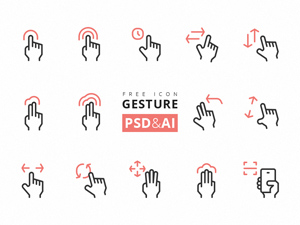 Gesture Icon Freebie