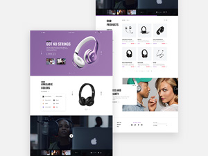 Global Store Ecommerce UI Kit – Free PSD