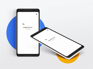 Google Pixel 2 XL Mockups: Free PSD