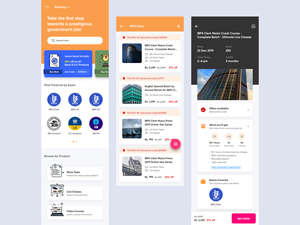 Government Jobs Exam Preparation App Concept for Sketch