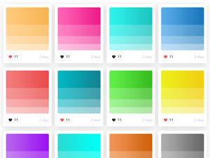 Gradient Palettes For Photoshop by Manoj