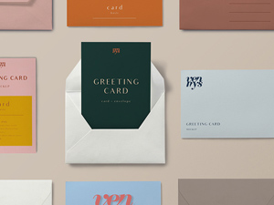 Greeting Card Template PSD