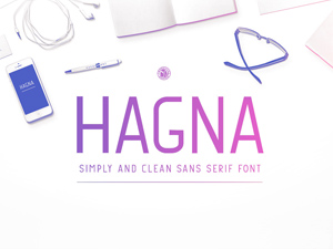 Hagna Free Sans Serif Font