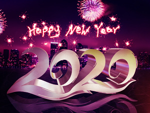 Happy New Year 2020 Banner & Flyer – Free Resource