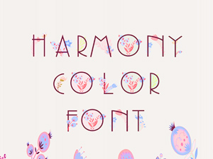 Harmony Color Font